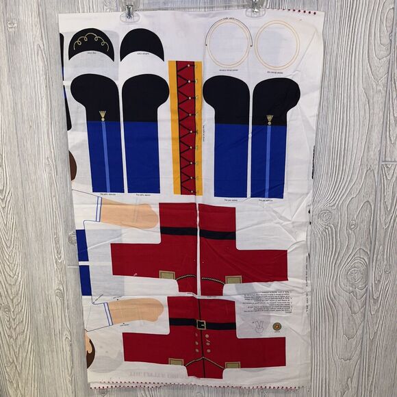 2X The Little Drummer Boy Pillow Patterns Cut & Sew Doll Toy Soldier 21" UNCUT - Picture 4 of 10